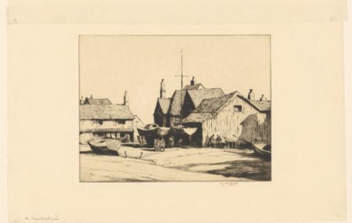 Shipyard in West Mersea