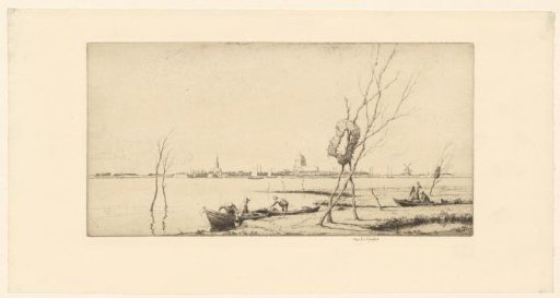 View of Veere across the Veerse Meer