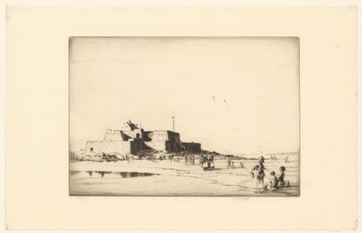 View of Fort National near Saint-Malo