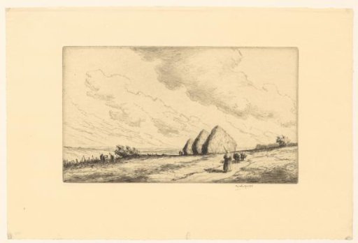 Landscape with Haystacks near Houffalize