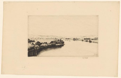 View of the Seine at Vernon-sur-Seine