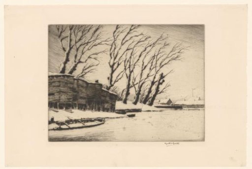 Winter landscape at Newbury