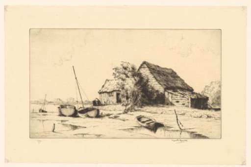 Boat house at Bosham on the Chichester Channel