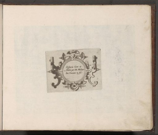 Cartouche with Scrollwork