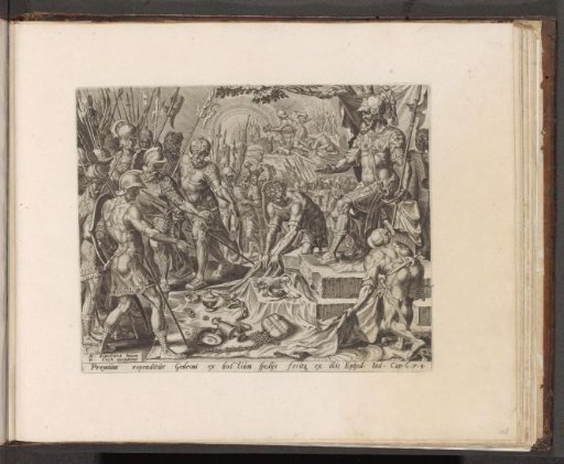 Gideon receives the jewelry of the Midianites