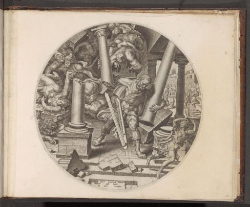 Samson Destroys the Temple of the Philistines
