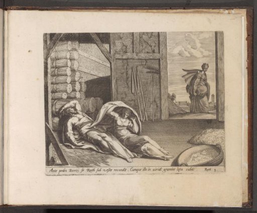 Ruth Sleeps at the Foot of Boaz