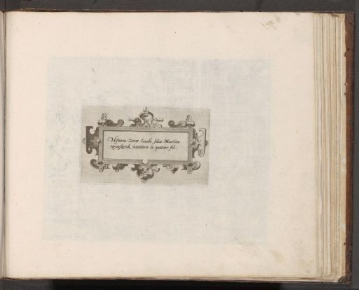 Cartouche with Scrollwork