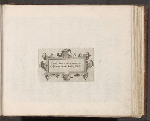 Cartouche with Scrollwork