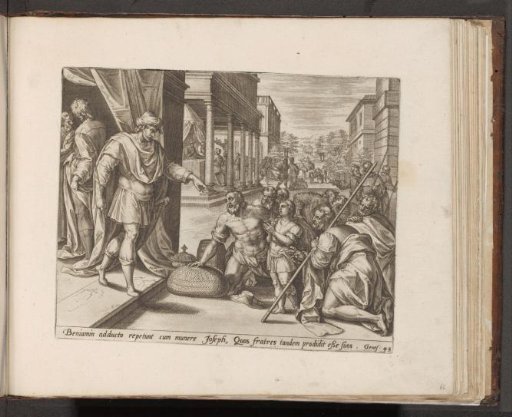 Joseph's Brothers with Benjamin Before Joseph