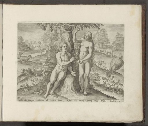 Eve Tempting Adam to Eat from the Tree