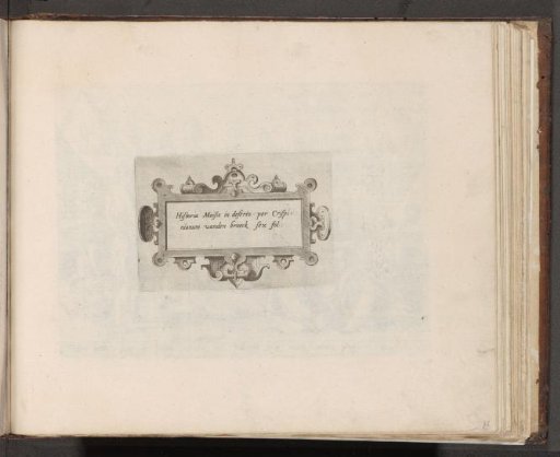 Cartouche with Scrollwork