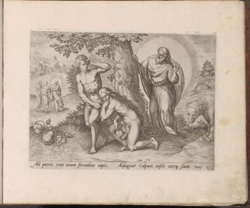 Adam and Eve Hiding from God the Father