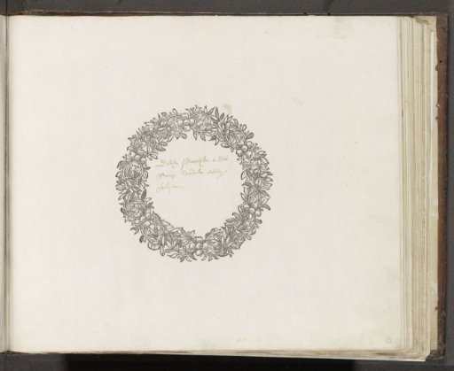 Ornamental floral wreath