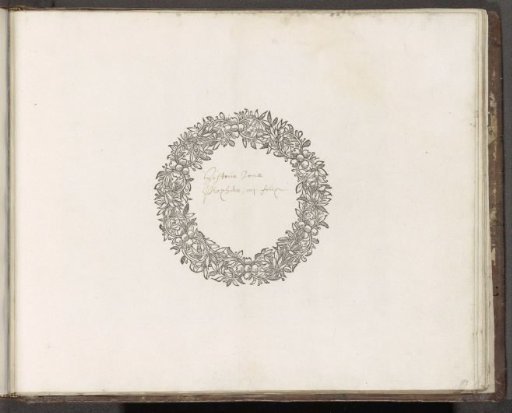 Ornamental floral wreath