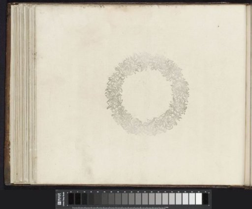 Ornamental floral wreath