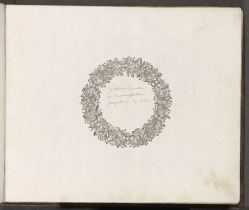 Ornamental floral wreath
