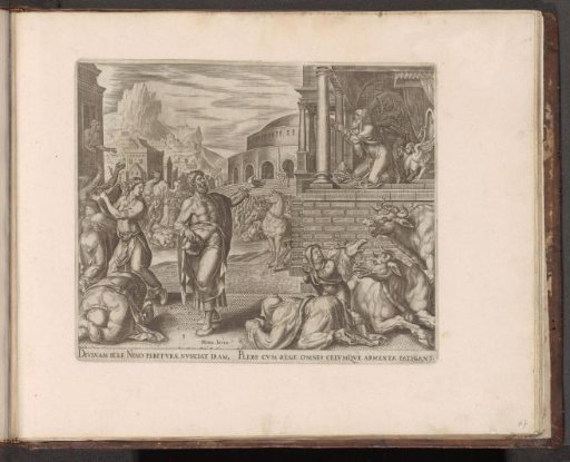 Jonah predicts the destruction of Nineveh