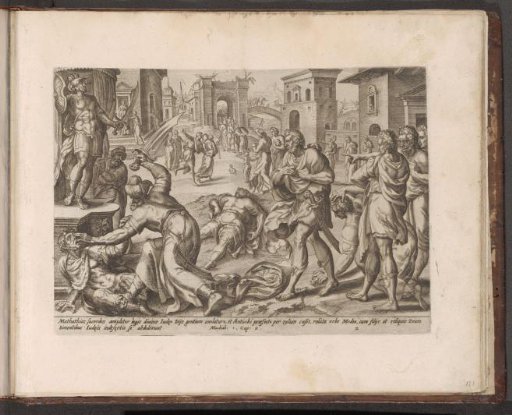 Mattathias kills a Jew and an envoy of the king