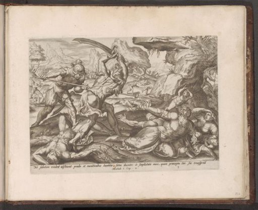 Army of Antiochus Epiphanes kills Israelites