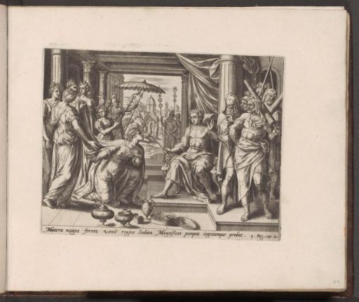 Solomon Receives the Queen of Sheba