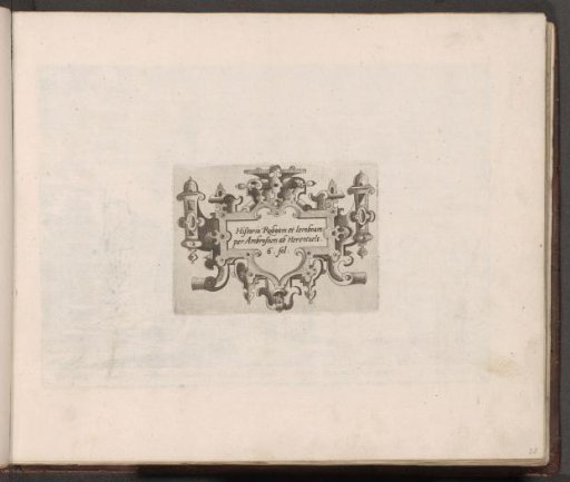 Cartouche with Scrollwork