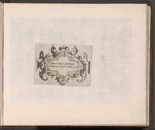 Cartouche with Scrollwork