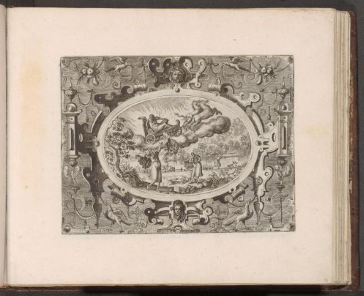 Elisha sees the ascension of Elijah