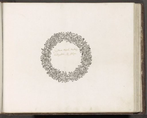 Ornamental floral wreath