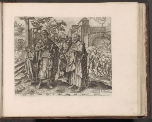 Ahab shows remorse after the curse of Elijah