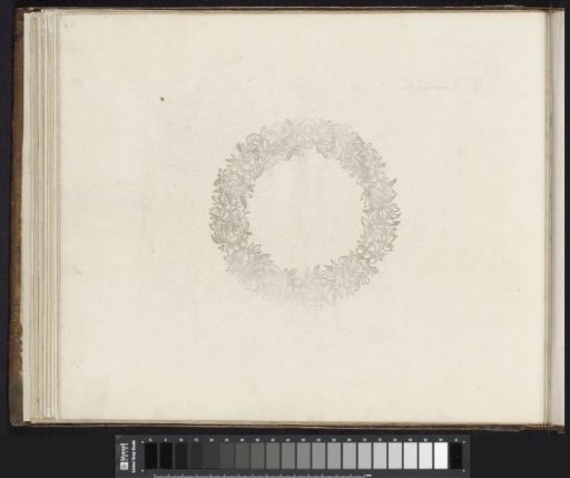 Ornamental flower wreath