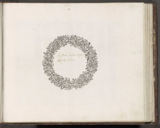 Ornamental floral wreath