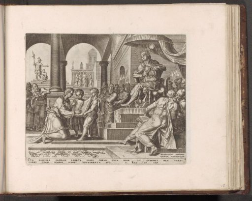 King Josiah tears his clothes upon hearing the law