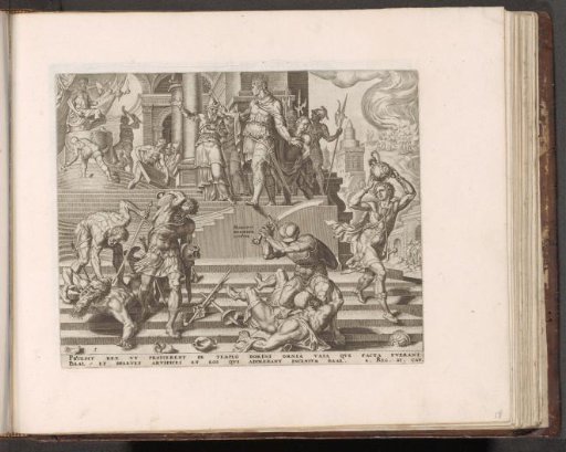 King Josiah orders the destruction of the temple of Baal
