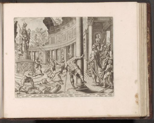 King Josiah destroys the temples of Astarte, Chemosh, and Milcom