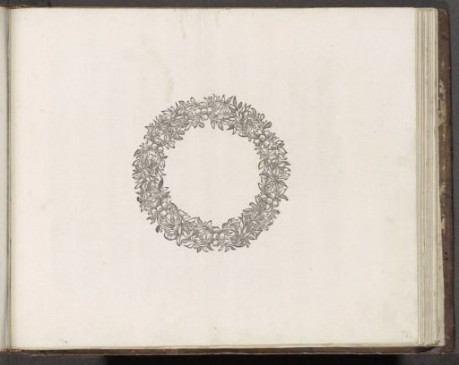 Ornamental floral wreath