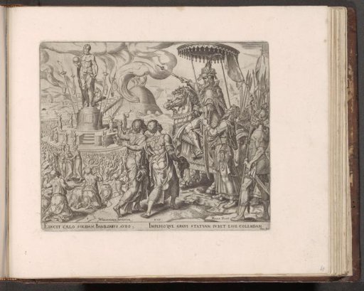 Nebuchadnezzar accuses Shadrach, Meshach, and Abednego