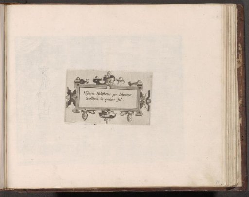Cartouche with scrollwork