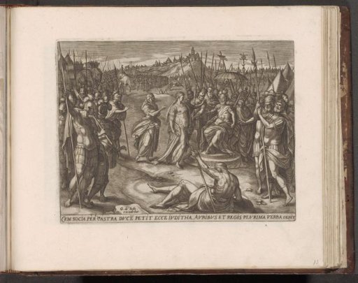 Judith presented to Holofernes