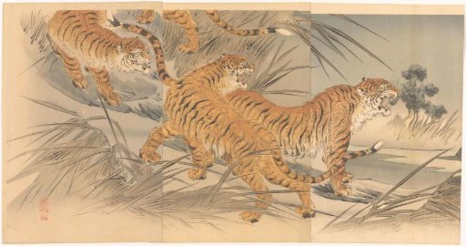 Tigers and soldiers