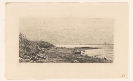 Coast with dune and rocks