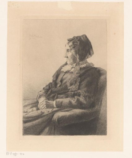 Seated old lady