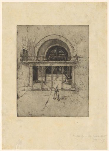 Entrance to the Victoria and Albert Museum in London