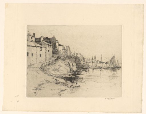 View of the harbour of Newlyn