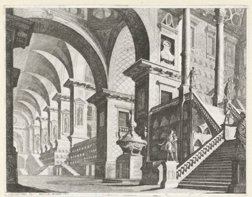 Interior with long corridor