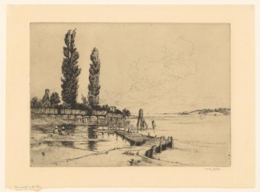 Outflow of the River Stour at Harwich