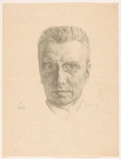 Self-Portrait with Pince-nez