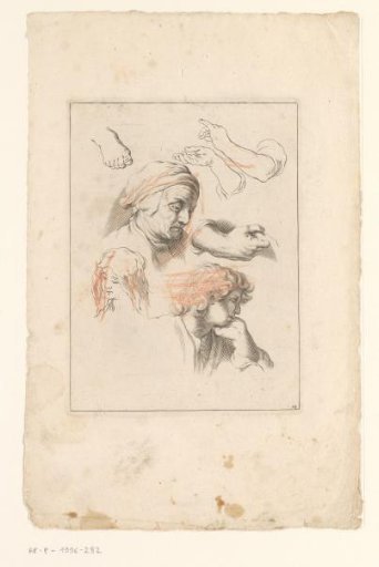 Three heads, three arms, and a foot