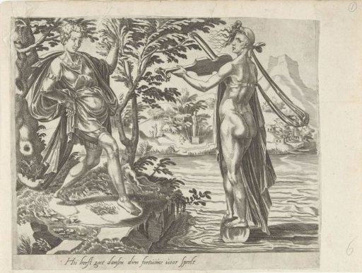 The Fickleness of Fortune; It is easy to dance when Fortune plays for you