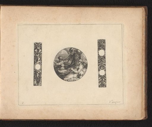 Clock case with Joseph and Potiphar's wife